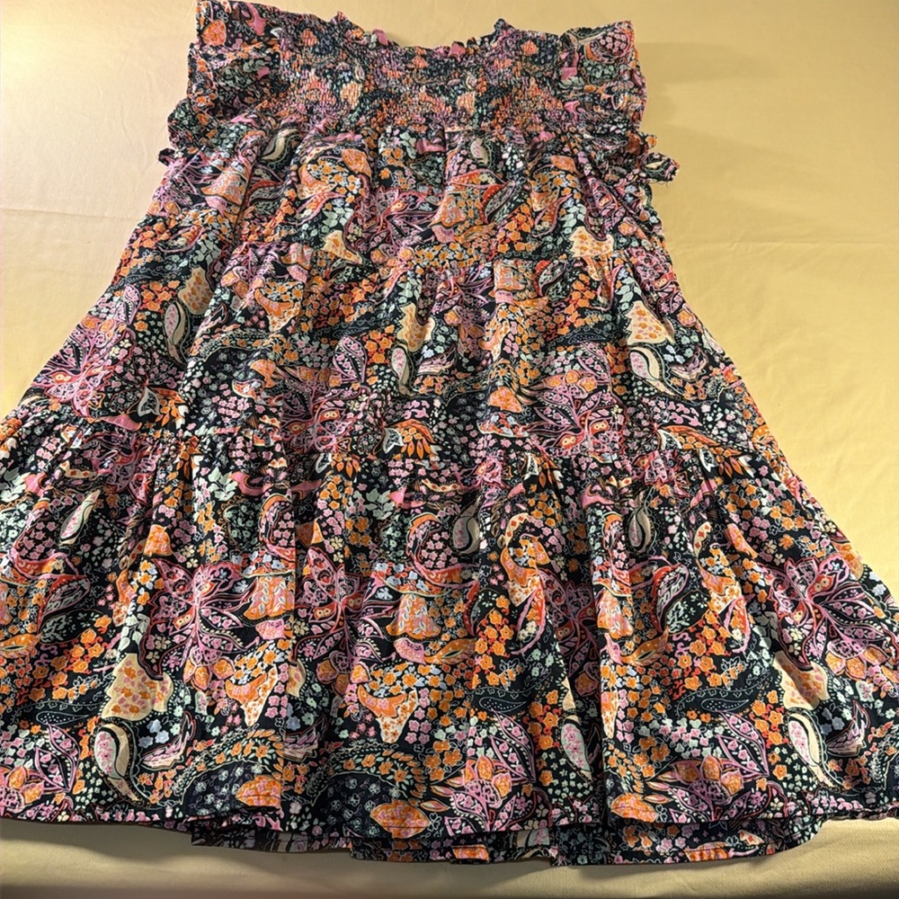 Fate women’s mini dress floral multicolor size medium - Picture 8 of 8